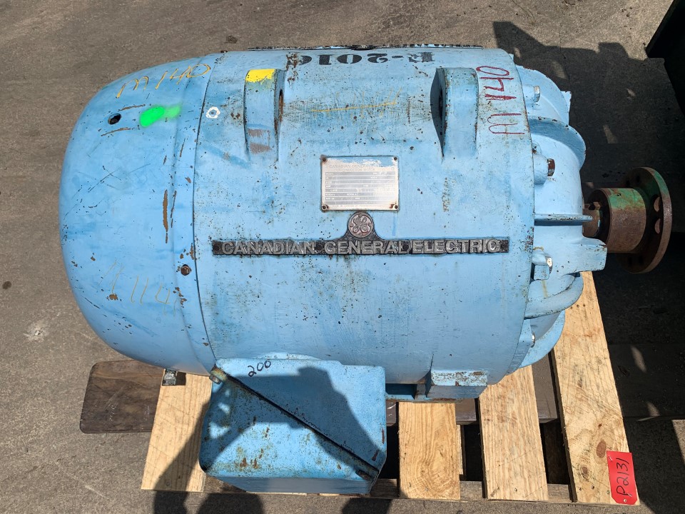 Canadian General Electric 150 HP, 1200 RPM, Electric Motor
